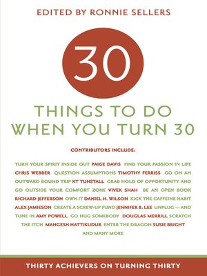 cover image of 30 Things to Do When You Turn 30
